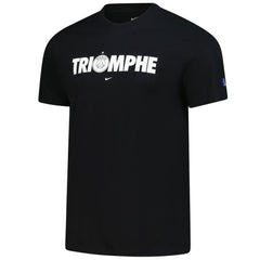 Paris Saint-Germain 2025 Champions of Europe Triomphe T-Shirt Black