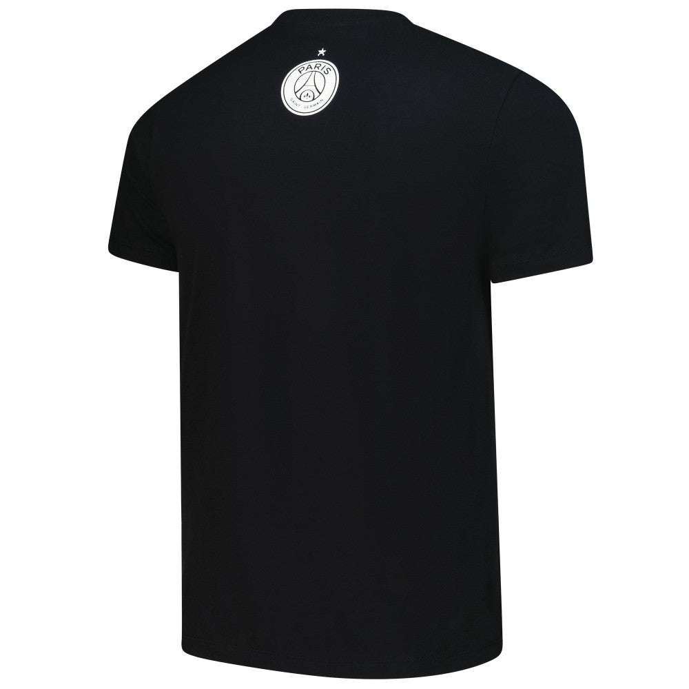 Paris Saint-Germain 2025 Champions of Europe Triomphe T-Shirt Black