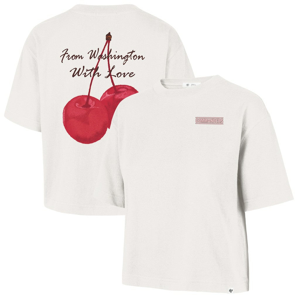 Washington Commanders '47 Women's Love Letter Reed City T-Shirt Cream