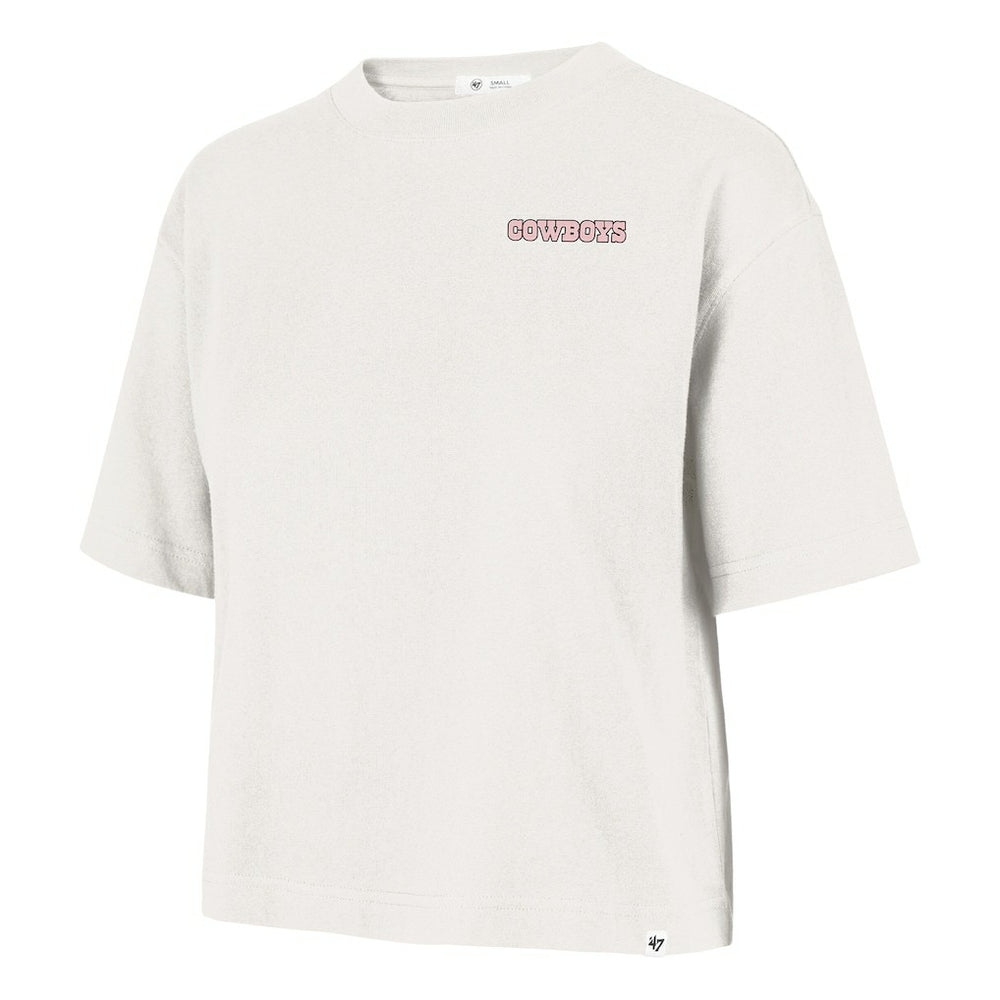 Dallas Cowboys '47 Women's Love Letter Reed City T-Shirt Cream