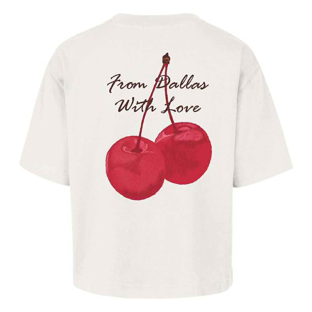 Dallas Cowboys '47 Women's Love Letter Reed City T-Shirt Cream