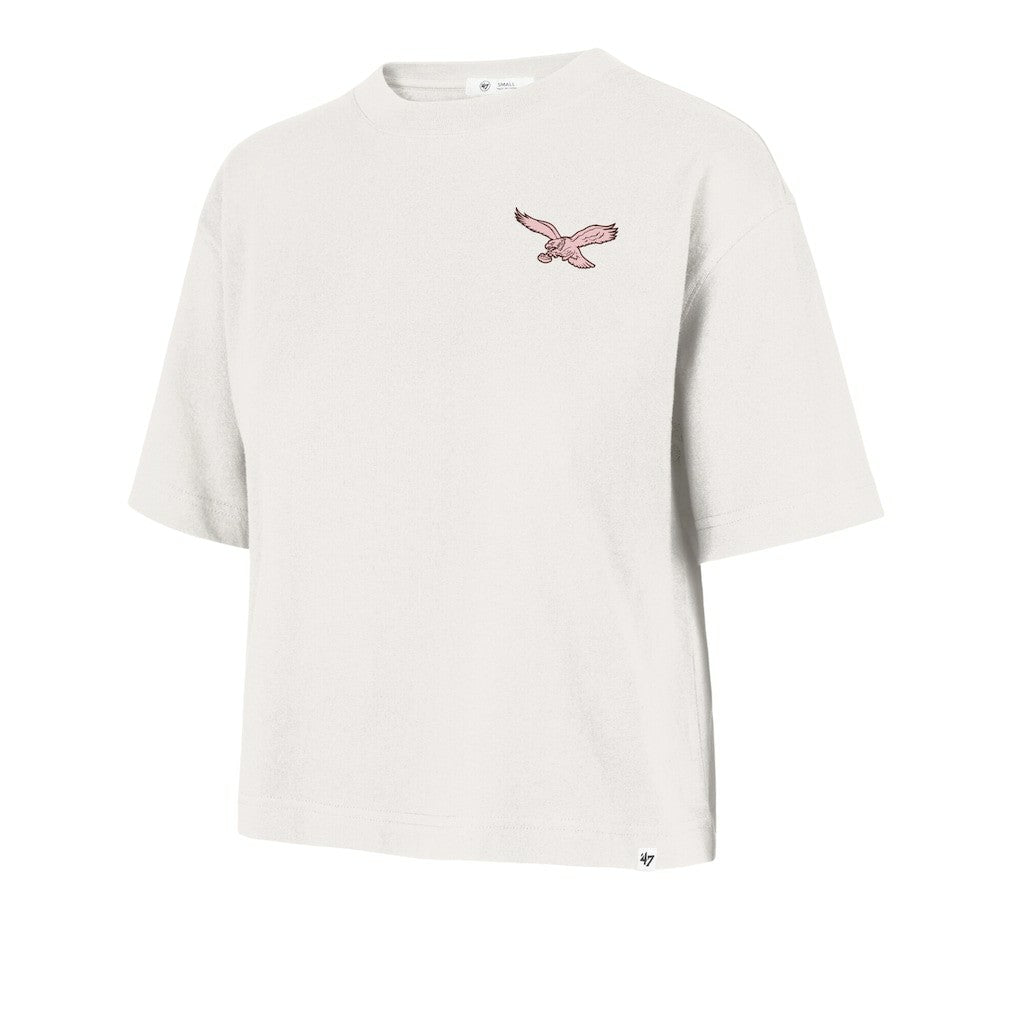 Philadelphia Eagles '47 Women's Love Letter Reed City T-Shirt Cream