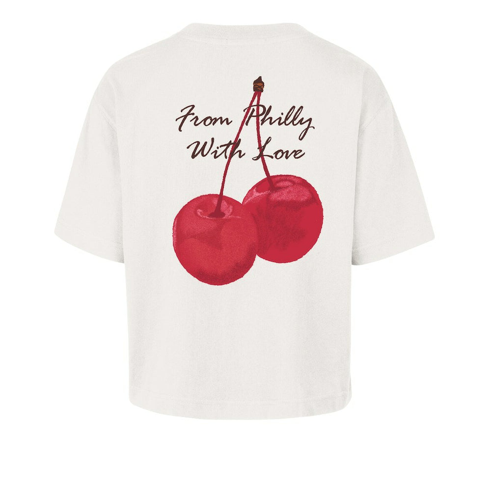 Philadelphia Eagles '47 Women's Love Letter Reed City T-Shirt Cream