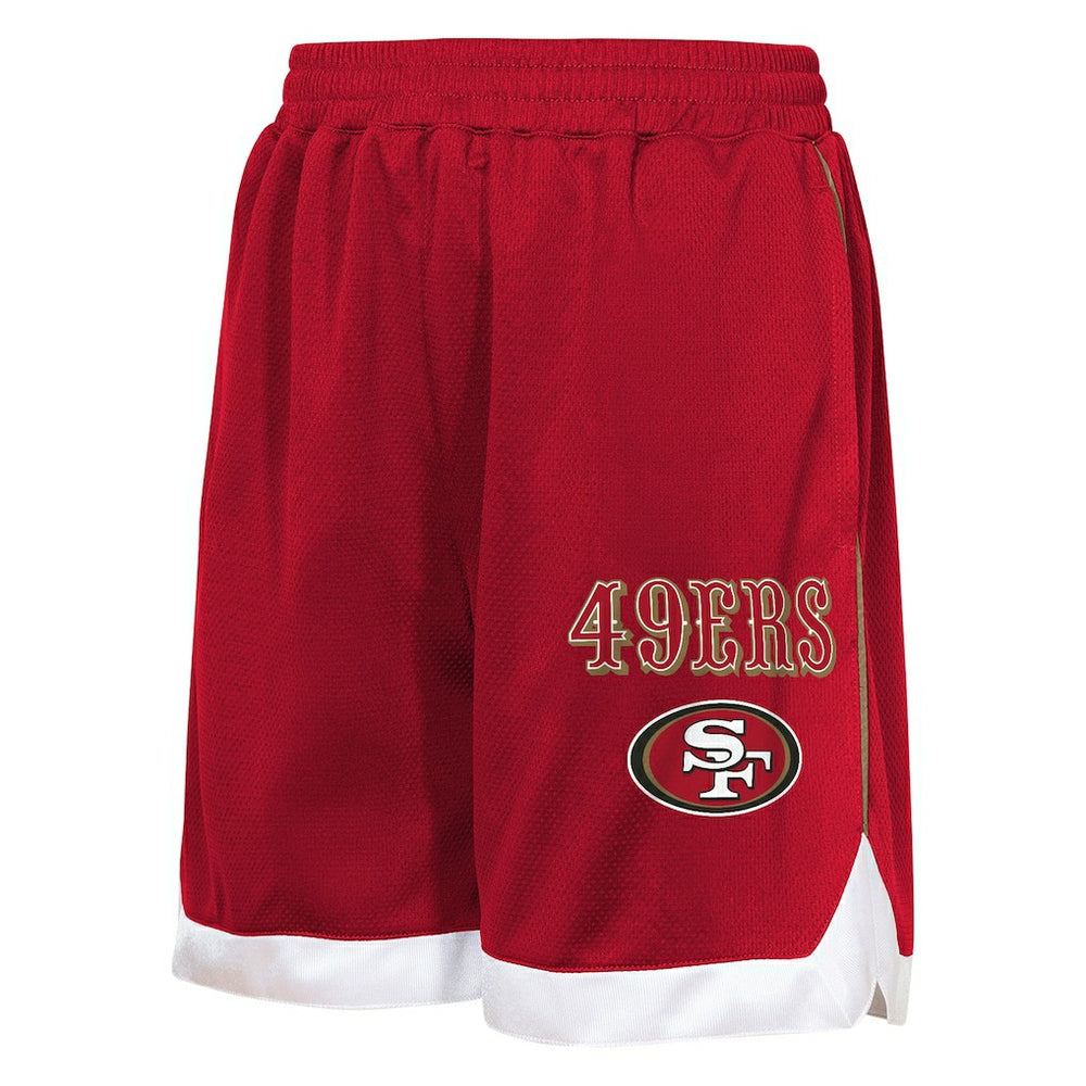 San Francisco 49ers Outerstuff Youth All Star Mesh Shorts Scarlet