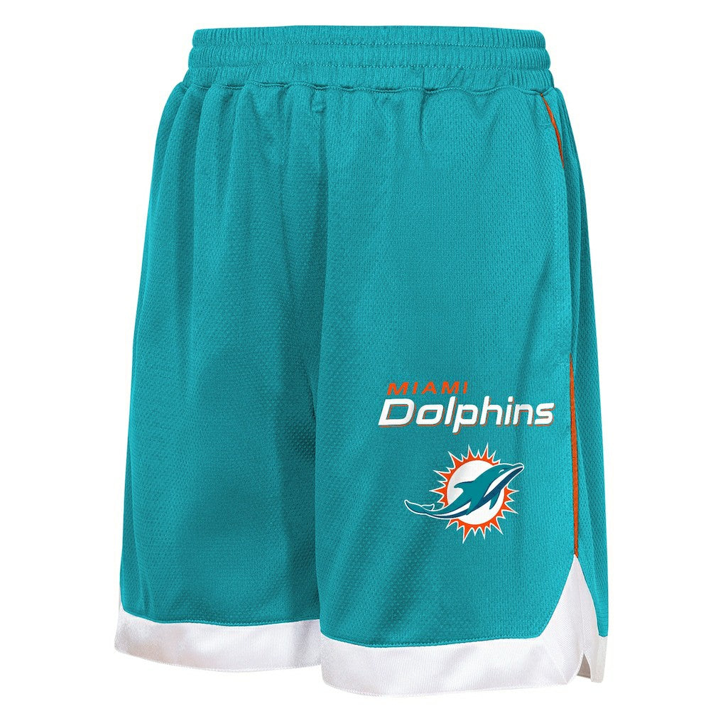 Miami Dolphins Outerstuff Youth All Star Mesh Shorts Aqua