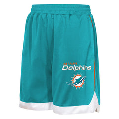Miami Dolphins Outerstuff Youth All Star Mesh Shorts Aqua