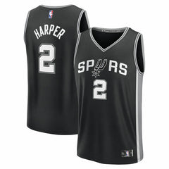 Dylan Harper San Antonio Spurs 2025 NBA Draft First Round Pick Fast Break Replica Jersey Icon Edition Black