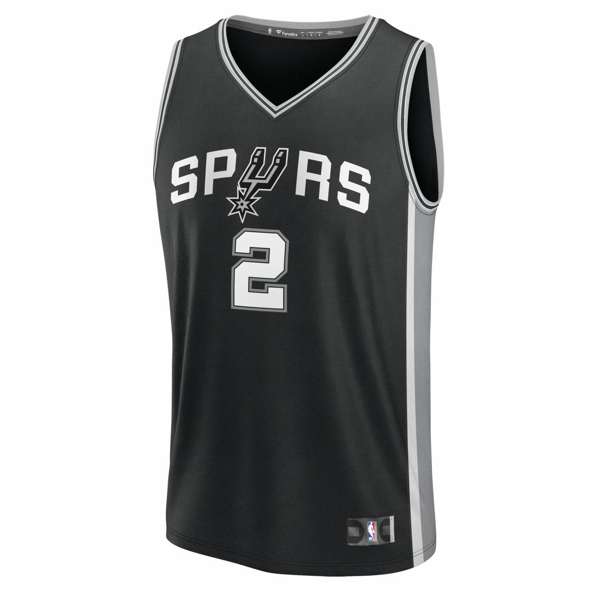Dylan Harper San Antonio Spurs 2025 NBA Draft First Round Pick Fast Break Replica Jersey Icon Edition Black