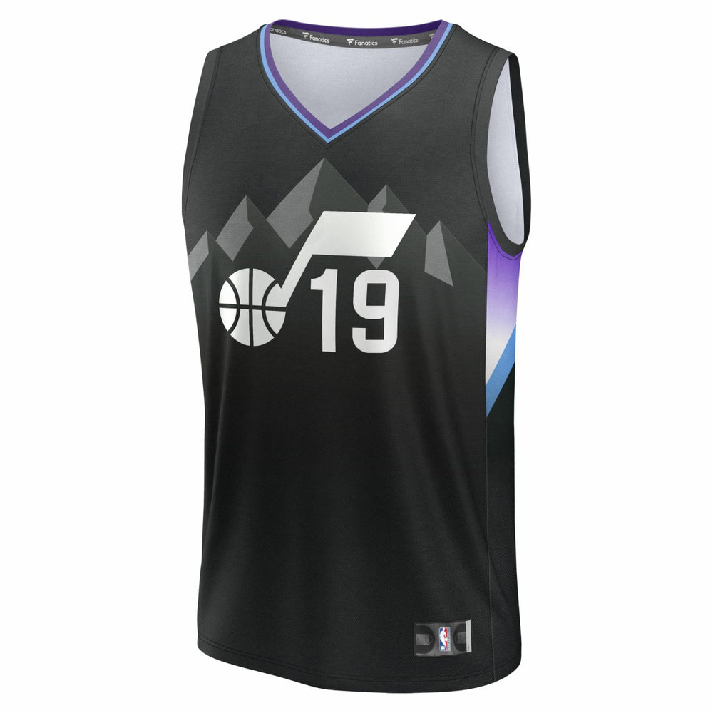 Ace Bailey Utah Jazz Youth 2025 NBA Draft First Round Pick Fast Break Replica Jersey Statement Edition Black