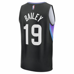 Ace Bailey Utah Jazz Youth 2025 NBA Draft First Round Pick Fast Break Replica Jersey Statement Edition Black