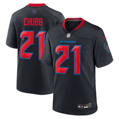 Nick Chubb Houston Texans Alternate 2 Game Jersey Navy