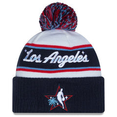 2026 NBA All-Star Game Cuffed Knit Hat with Pom White/Navy