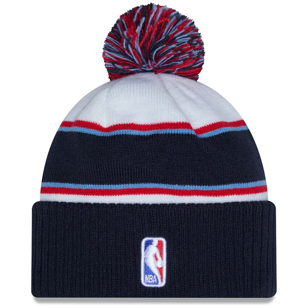 2026 NBA All-Star Game Cuffed Knit Hat with Pom White/Navy