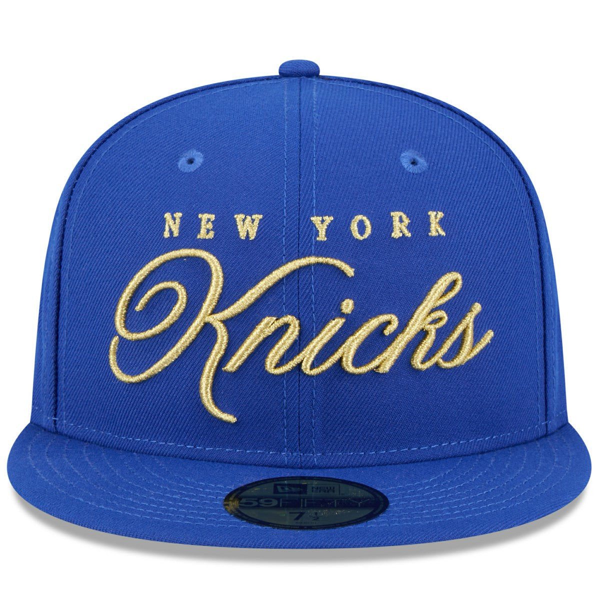 New York Knicks 2026 NBA All-Star Game Script 59FIFTY Fitted Hat Blue