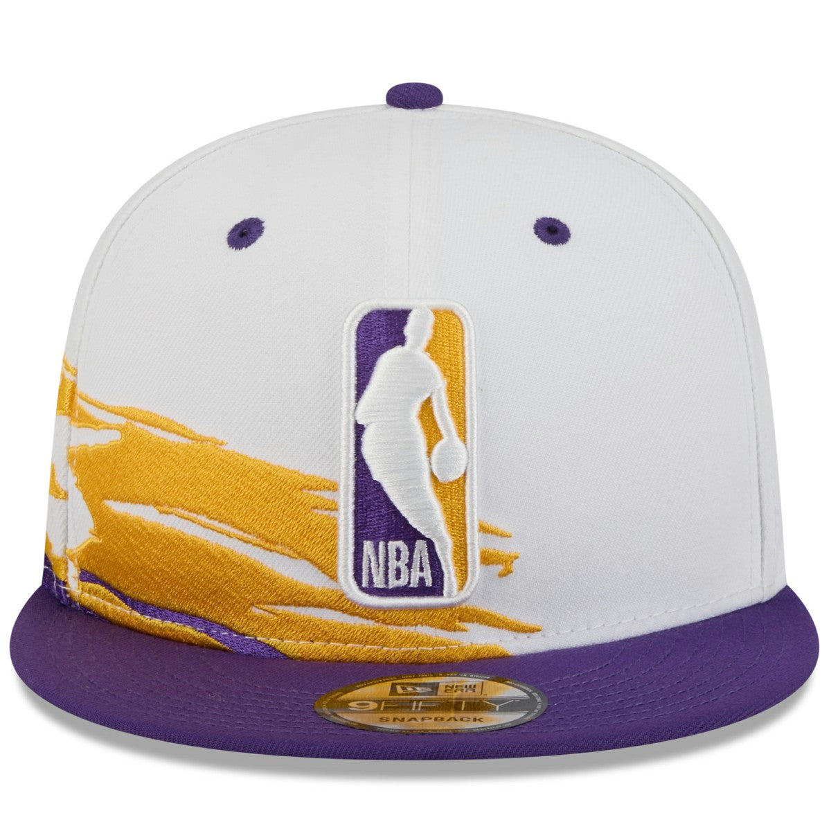 Los Angeles Lakers 2026 NBA All-Star Game Brushstroke 9FIFTY Snapback Hat White/Purple