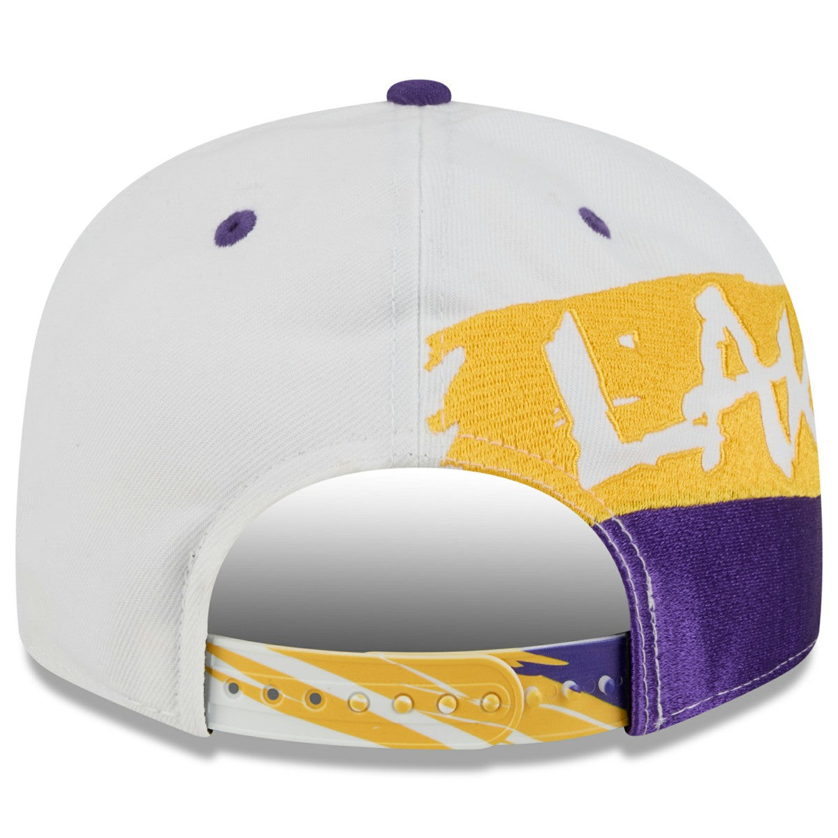 Los Angeles Lakers 2026 NBA All-Star Game Brushstroke 9FIFTY Snapback Hat White/Purple