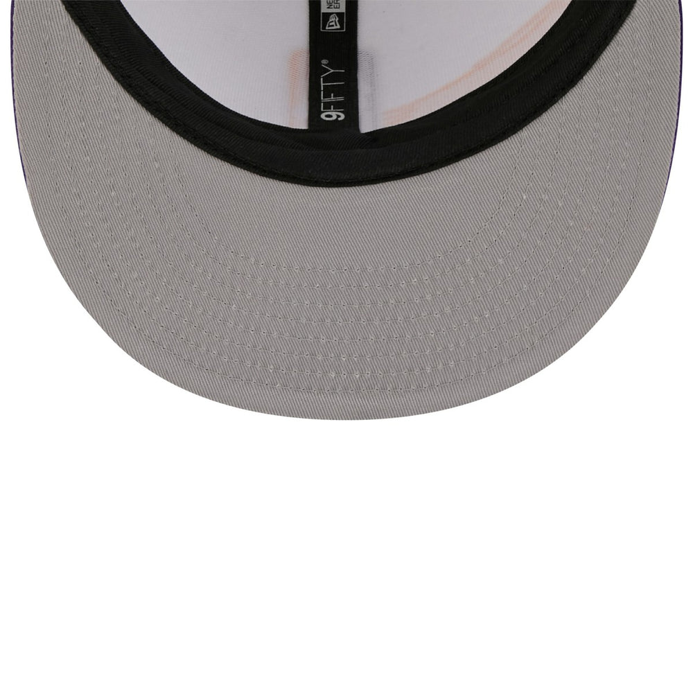 Los Angeles Lakers 2026 NBA All-Star Game Brushstroke 9FIFTY Snapback Hat White/Purple