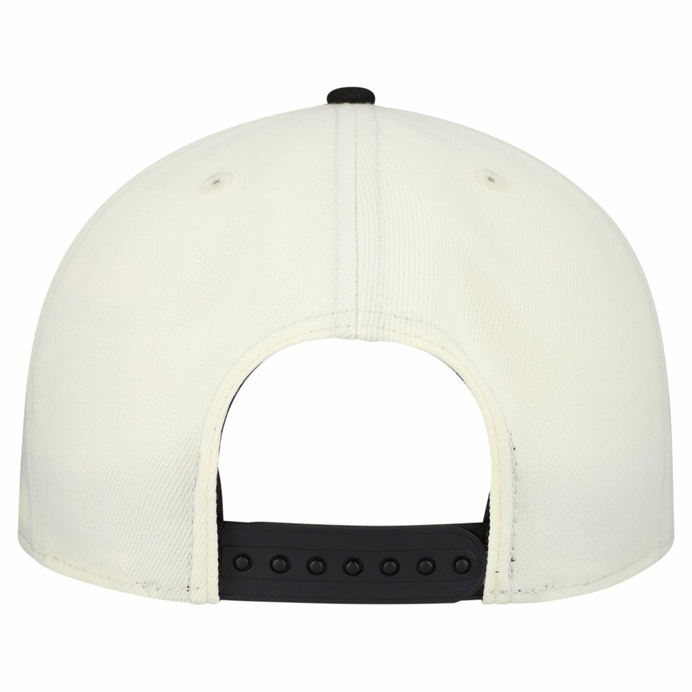 Chicago Bulls Stretched 2-Tone A-Frame 9FIFTY Adjustable Hat Cream/Black