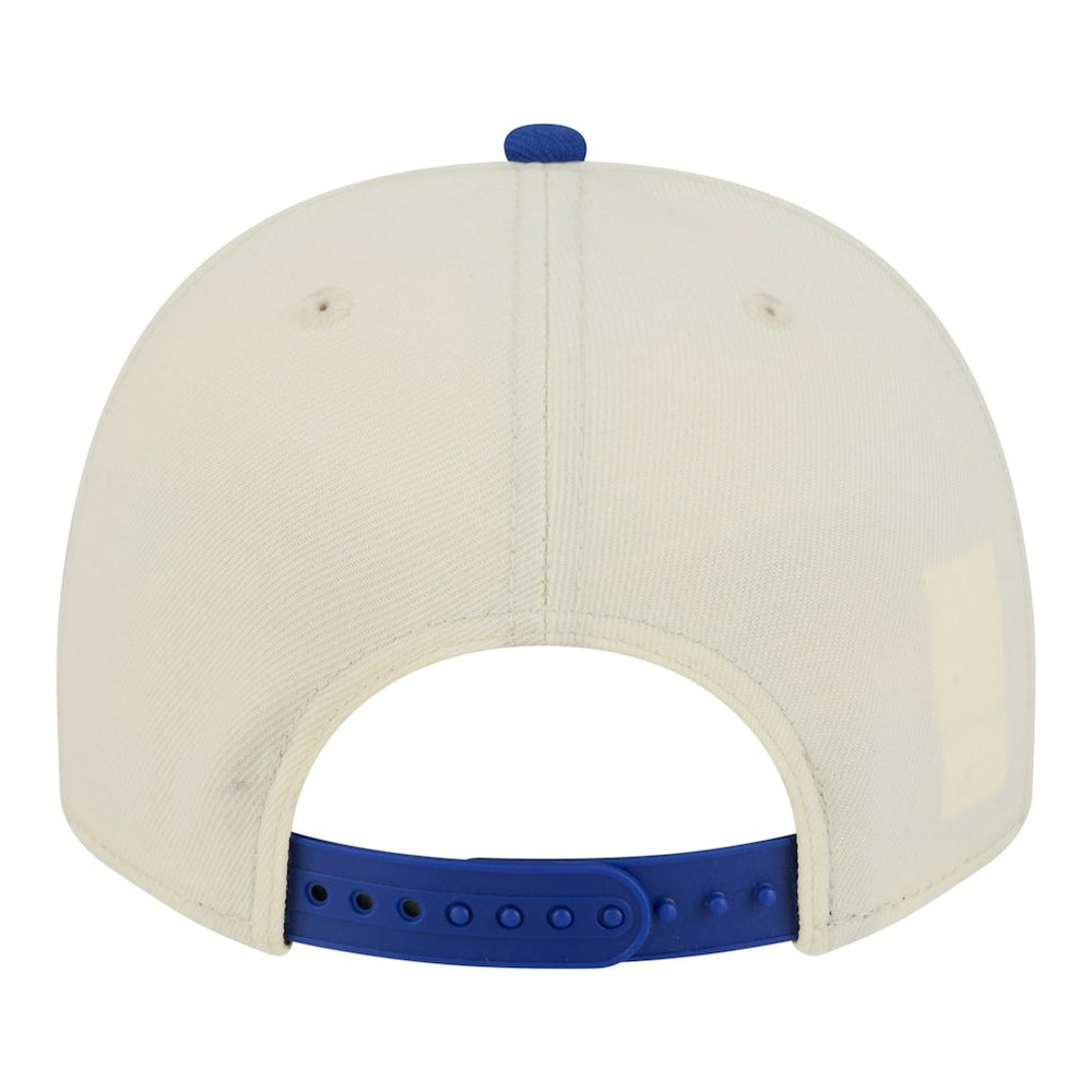 Golden State Warriors Stretched 2-Tone A-Frame 9FIFTY Adjustable Hat Cream/Royal