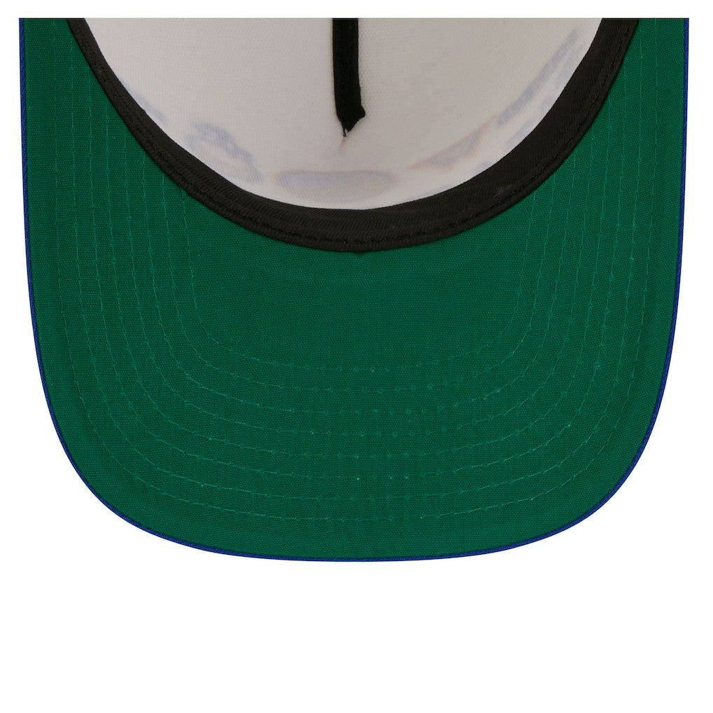 Golden State Warriors Stretched 2-Tone A-Frame 9FIFTY Adjustable Hat Cream/Royal