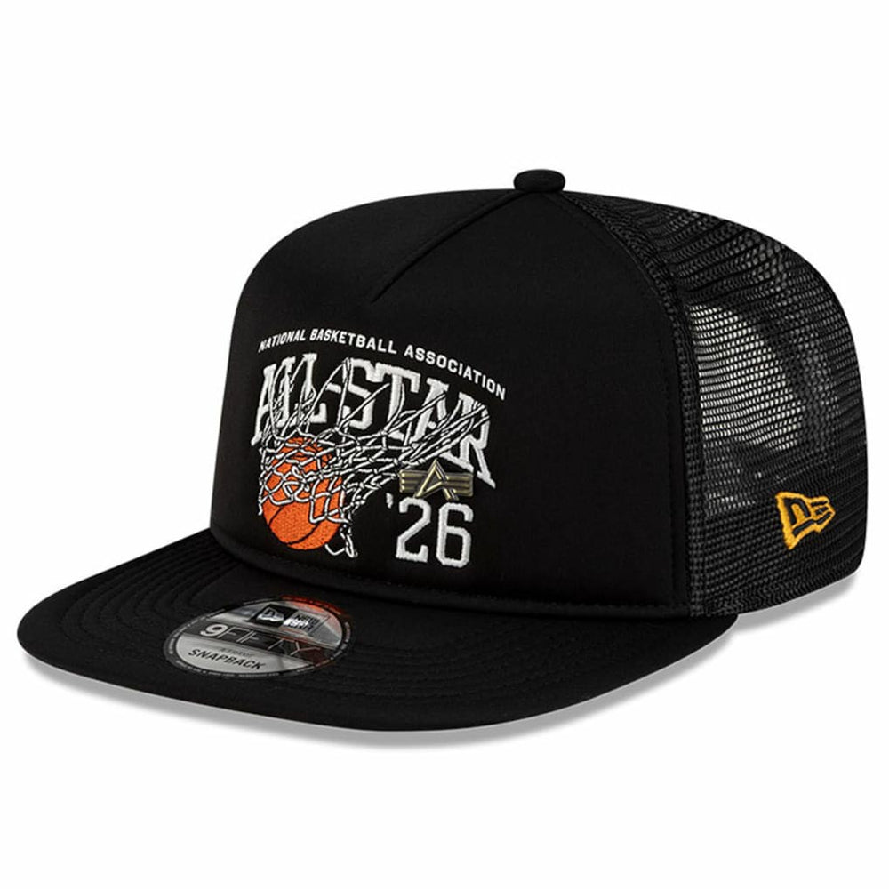 2026 NBA All-Star Game x Alpha Industries 9FIFTY Snapback Trucker Hat Black