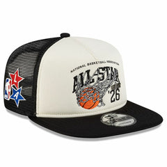2026 NBA All-Star Game x Alpha Industries 9FIFTY Snapback Trucker Hat White/Black