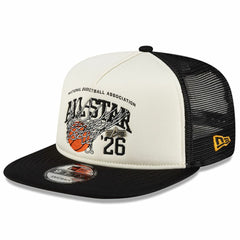 2026 NBA All-Star Game x Alpha Industries 9FIFTY Snapback Trucker Hat White/Black