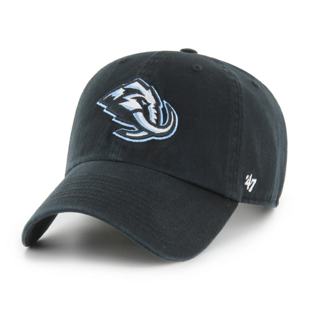 NHL Utah Mammoth '47 Logo Clean Up Adjustable Hat - Black