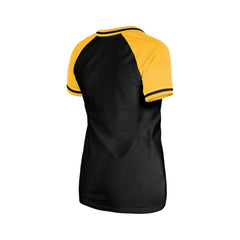 Pittsburgh Pirates New Era Women's Gameday V-Neck T-Shirt - Black T-shirts