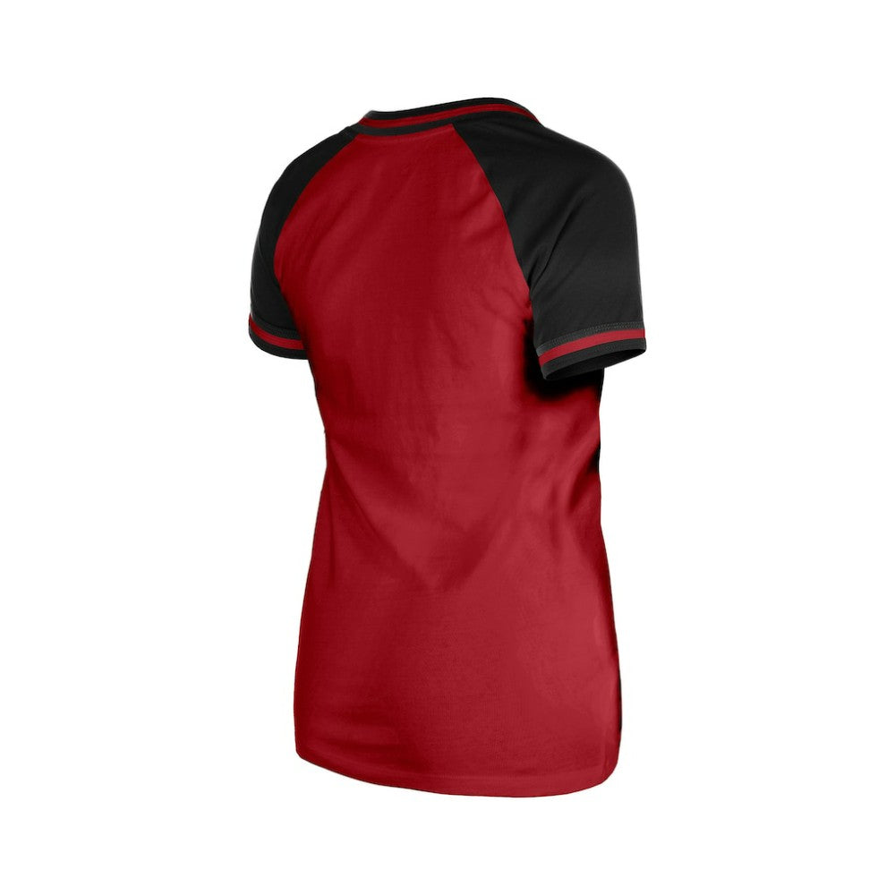 Arizona Diamondbacks New Era Women's Gameday V-Neck T-Shirt - Red T-shirts