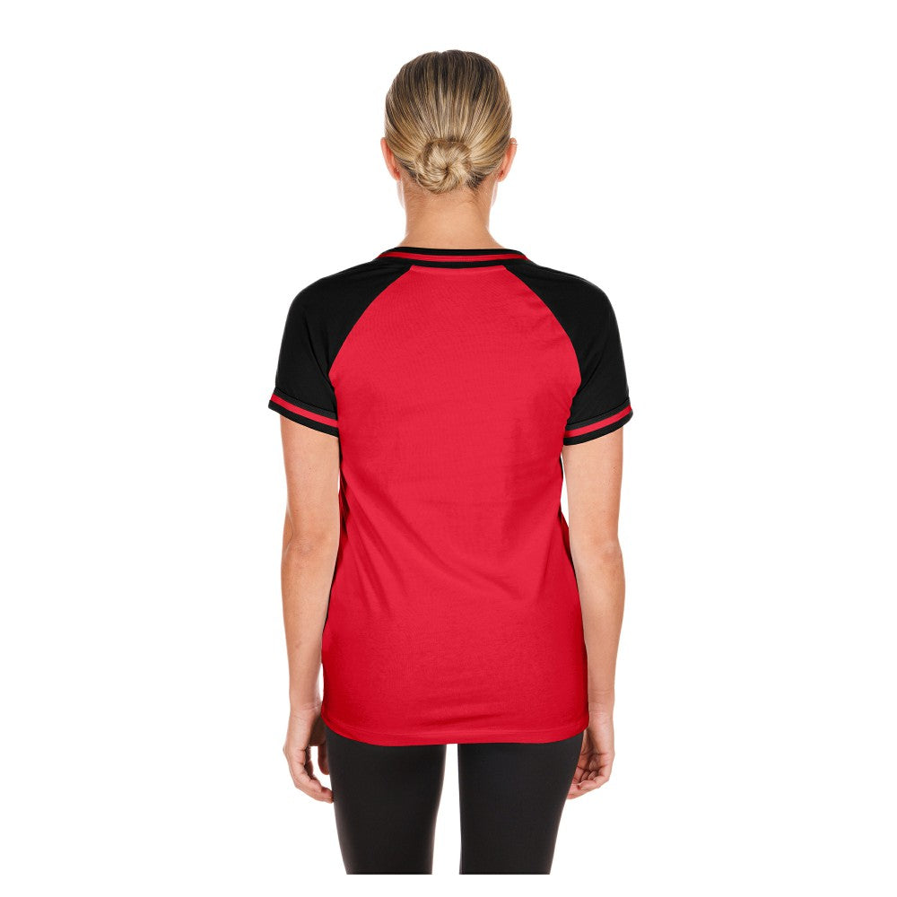 Cincinnati Reds New Era Women's Gameday V-Neck T-Shirt - Red T-shirts