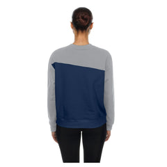 Los Angeles Dodgers New Era Women's Gameday Fleece Sweatshirt - Navy/Gray Sweatshirts