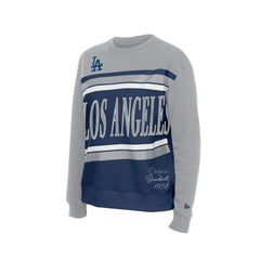Los Angeles Dodgers New Era Women's Gameday Fleece Sweatshirt - Navy/Gray Sweatshirts