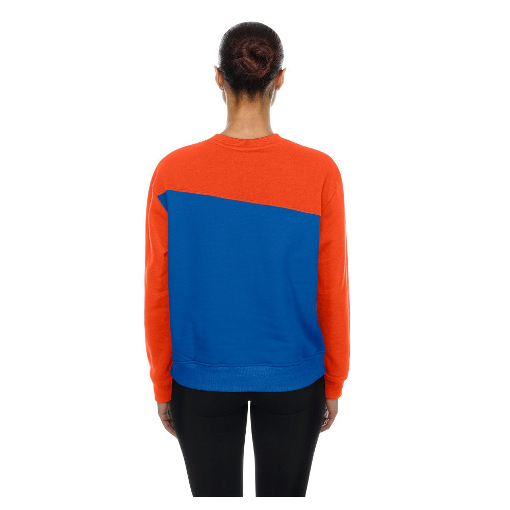 New York Mets New Era Women's Gameday Fleece Sweatshirt - Royal/Orange Sweatshirts