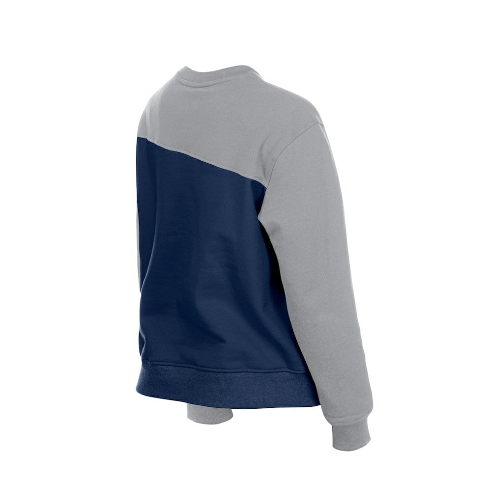 New York Yankees New Era Women's Gameday Fleece Sweatshirt - Navy/Gray Sweatshirts