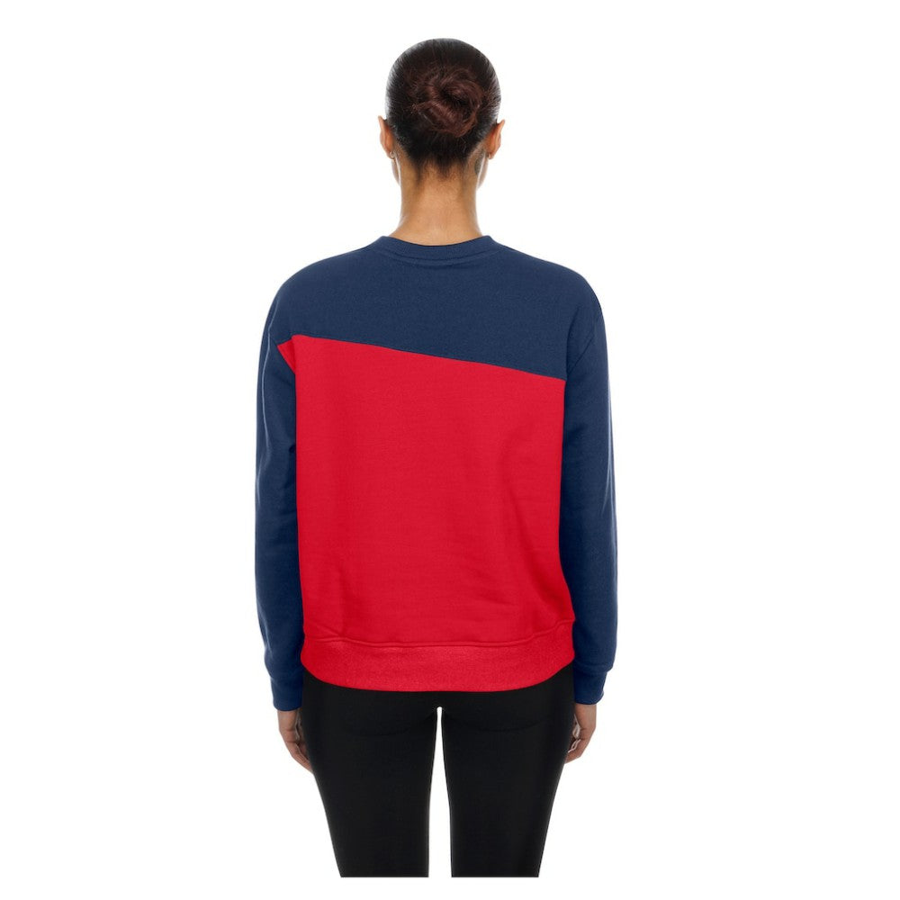 Philadelphia Phillies New Era Women's Gameday Fleece Sweatshirt - Red/Navy Sweatshirts