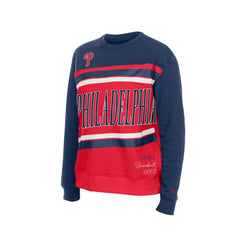 Philadelphia Phillies New Era Women's Gameday Fleece Sweatshirt - Red/Navy Sweatshirts