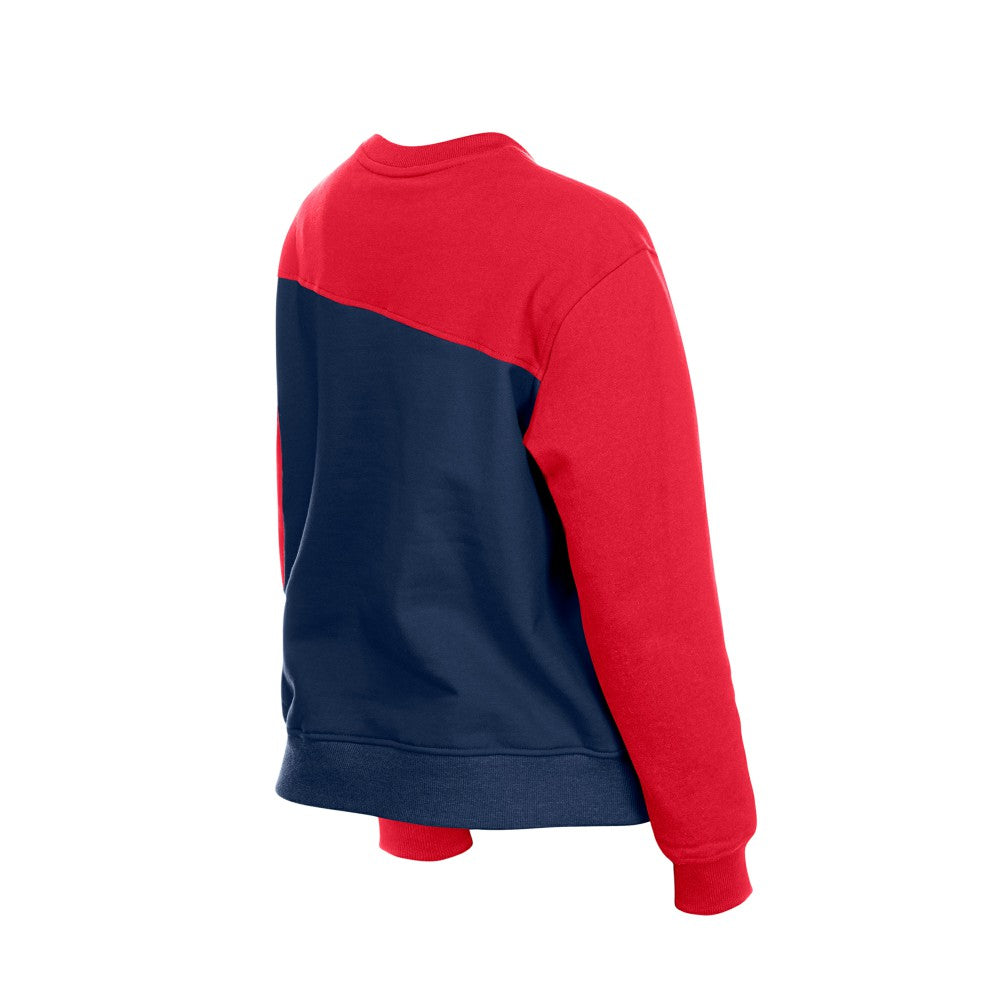 Cleveland Guardians New Era Women's Gameday Fleece Sweatshirt - Navy/Red Sweatshirts