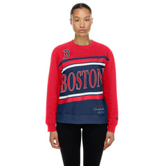 Boston Red Sox New Era Women's Gameday Fleece Sweatshirt - Navy/Red Sweatshirts