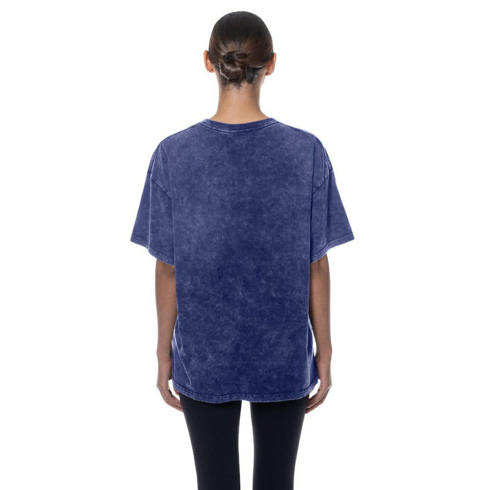 Los Angeles Dodgers New Era Women's Oversized Boyfriend T-Shirt - Blue T-shirts