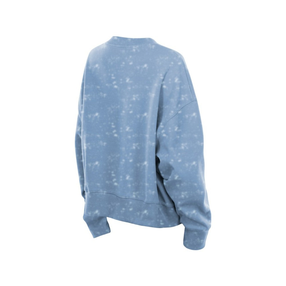 Philadelphia Phillies New Era Women's Throwback Oversized Boxy Sweatshirt - Light Blue Sweatshirts