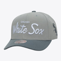 Chicago White Sox Mitchell & Ness Thunderstorm Head Coach Pro-Crown Adjustable Hat - Gray Hats