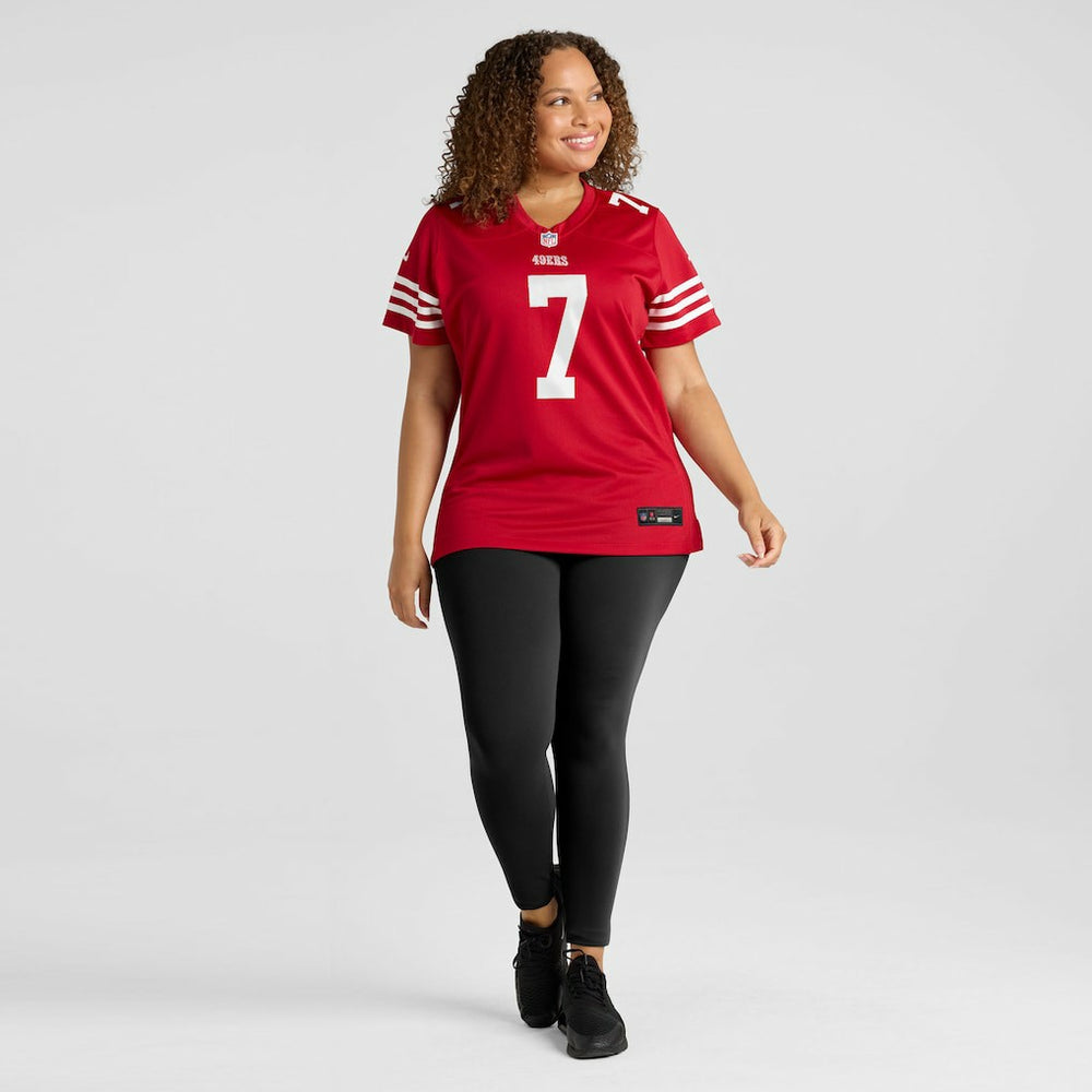 Thomas Morstead San Francisco 49ers Women's Team Game Jersey Scarlet