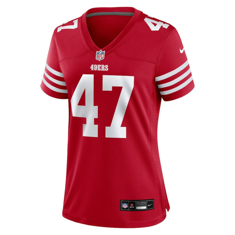 Bryce Huff San Francisco 49ers Women's Team Game Jersey Scarlet