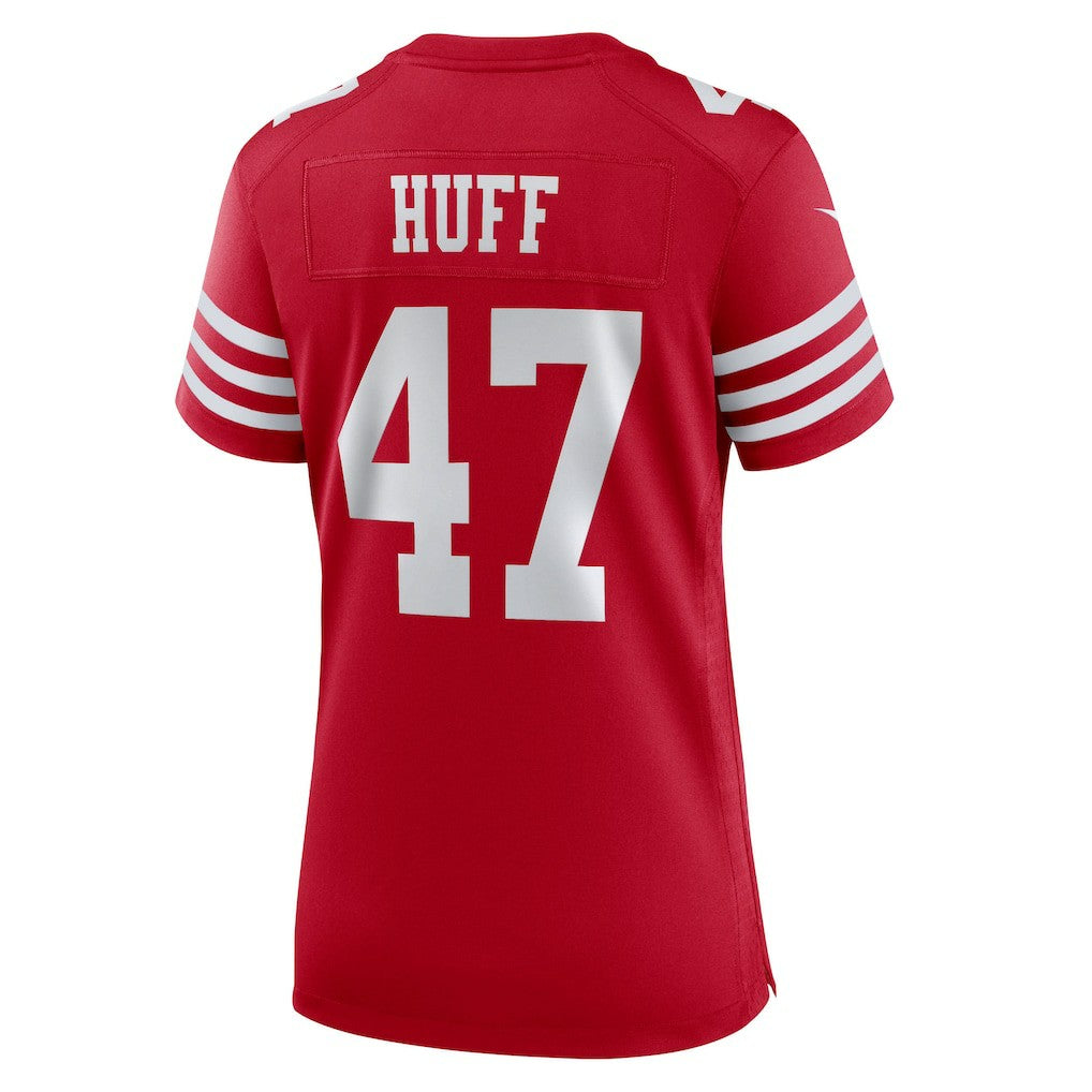 Bryce Huff San Francisco 49ers Women's Team Game Jersey Scarlet