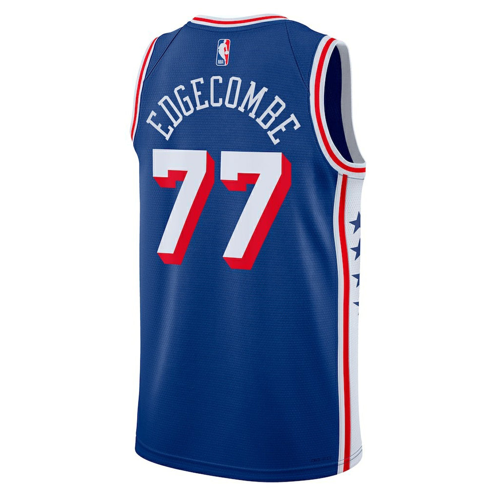 V. J. Edgecombe Philadelphia 76ers Unisex 2025 NBA Draft First Round Pick Swingman Jersey Icon Edition Royal