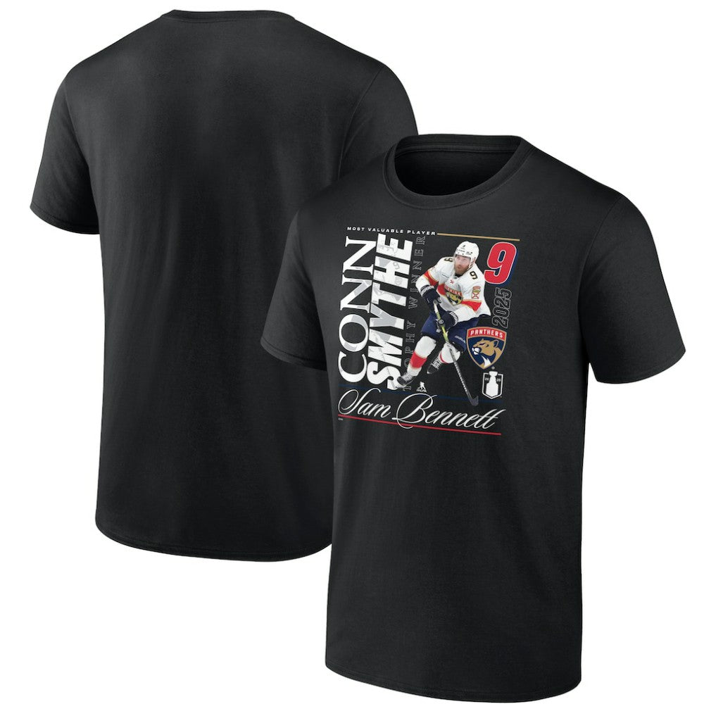 NHL Sam Bennett Florida Panthers 2025 Conn Smythe Winner T-Shirt - Black