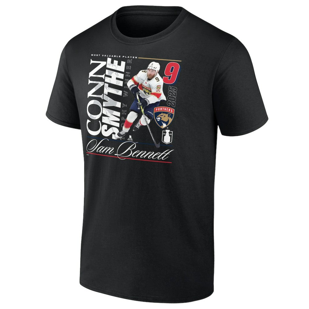 NHL Sam Bennett Florida Panthers 2025 Conn Smythe Winner T-Shirt - Black