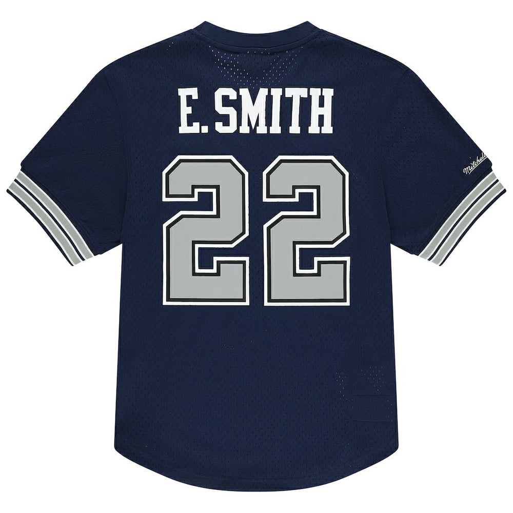 Emmitt Smith Dallas Cowboys Retired Player Name & Number Mesh T-Shirt Navy