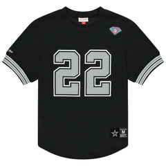 Emmitt Smith Dallas Cowboys Retired Player Name & Number Mesh Top Black